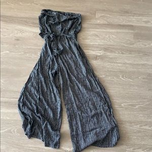 Black and white romper